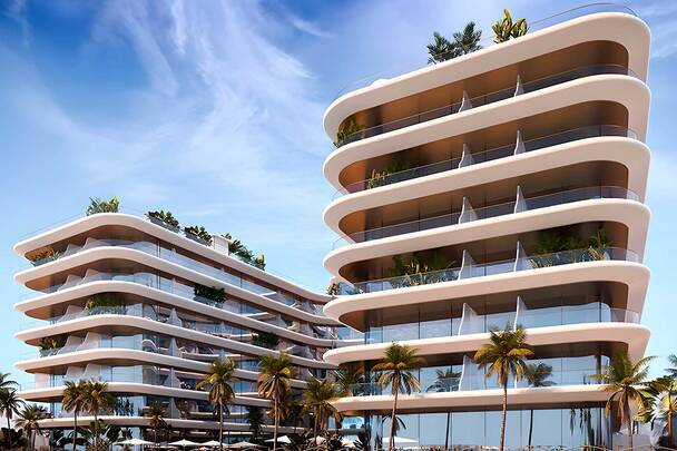 [Translate to ru:] Gianfranco Ferre Residences at Al Marjan exterior